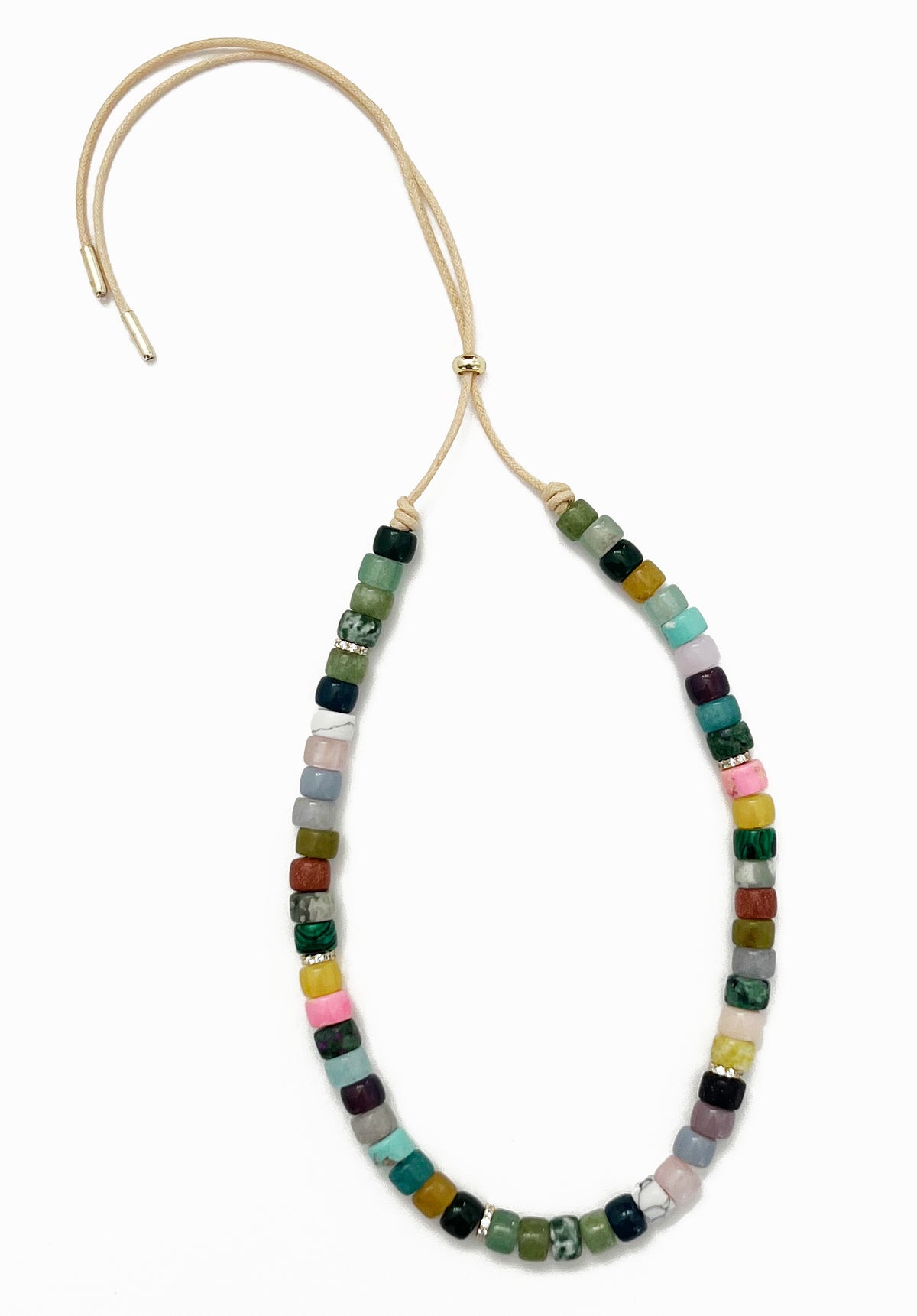 Rainbow Bead Necklace with Diamonds | Undisclosed
