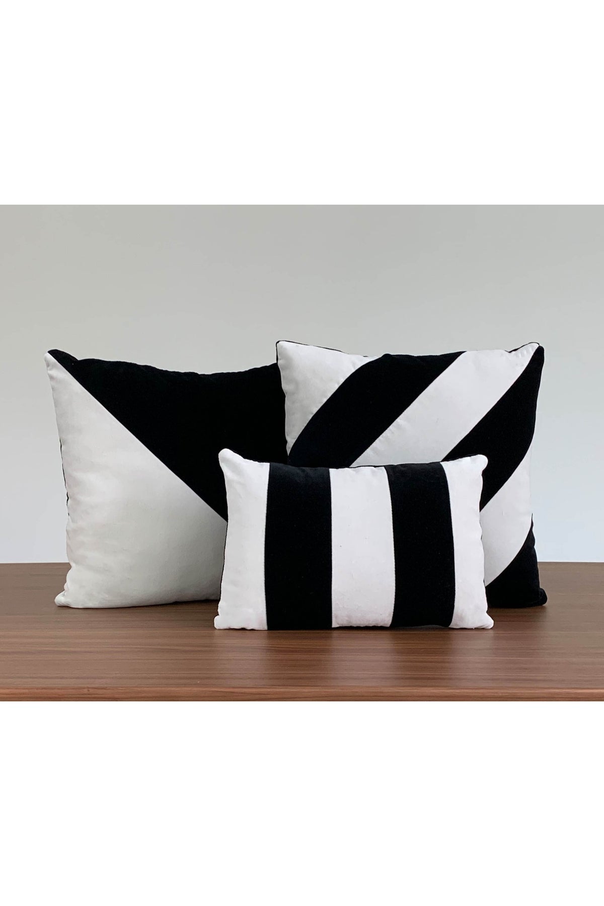 Striped Velvet Pillows | Undisclosed